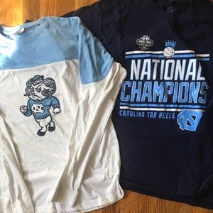 Set of UNC long sleeve tees